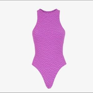 Fendi Skims PINK HIGH NECK BODYSUIT | COLORADO - Size Medium